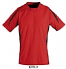 Camiseta Futbol Maracana 2 Ssl Sols - Color Rojo/Negro